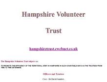 Tablet Screenshot of hampshiretrust.ewebnet.co.uk